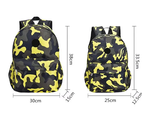 Camouflage All Over Print Backpacks School Bags Students Cute Printing Oxford Rucksack Mochilas Infantiles Bagpack