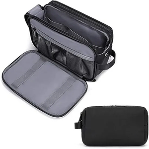 Customized Logo Large Capacity Business Travel Toiletries Makeup Bags