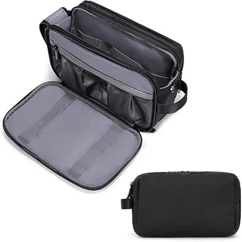 Customized Logo Large Capacity Business Travel Toiletries Makeup Bags