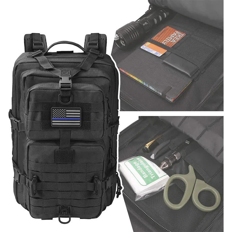 Factory Wholesale Waterproof Oxford Cloth Outdoor Large Capacity Puzzle Bag Step Camping Backpack Tactical Backpack