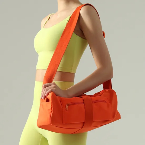 New Large Capacity Toast Straddle Handheld Tote Bag Sports Leisure Waterproof Yoga Travel Fitness Bag