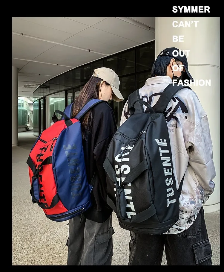 Large Capacity Backpack for Mens Travel Backpack Independent Shoe Fitness Bag
