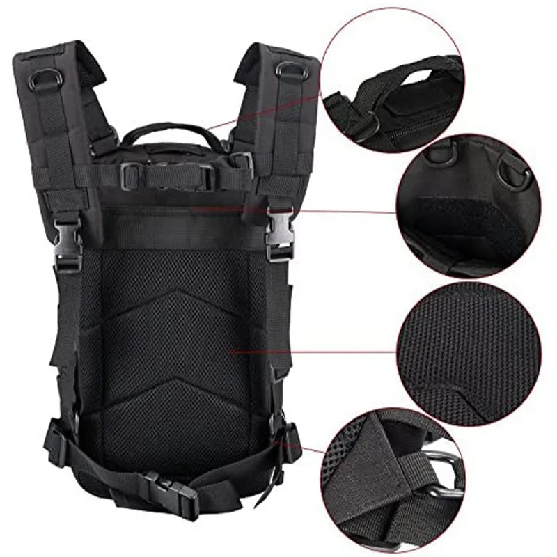Factory Outdoor Waterproof Oxford Backpack Multifunctional and Large Capacity Tactical Backpacks