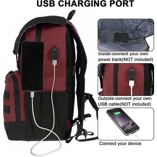 Travel Tactical Laptop Leisure Backpack 17 Inch Laptop Bag