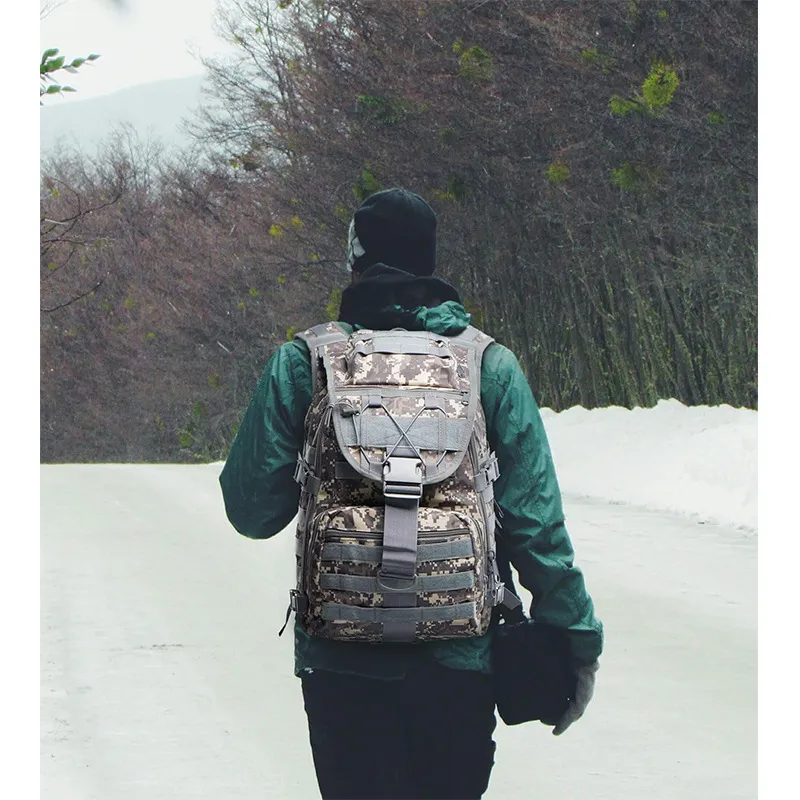Tactical Style Camouflage Style Hiking Camping Backpack