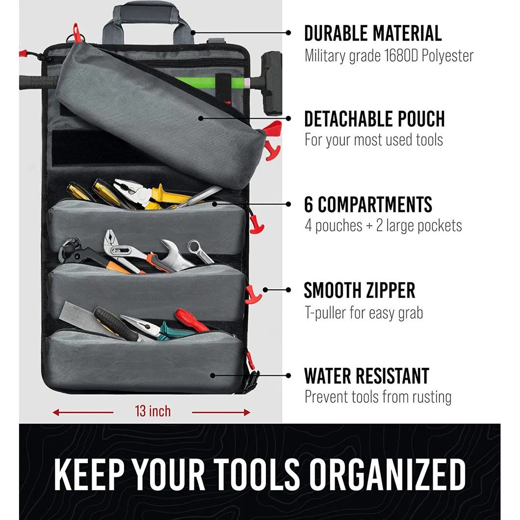 Factory Customized Cross-Border Convenient and Wear-Resistant Outdoor Portable Tools Bag