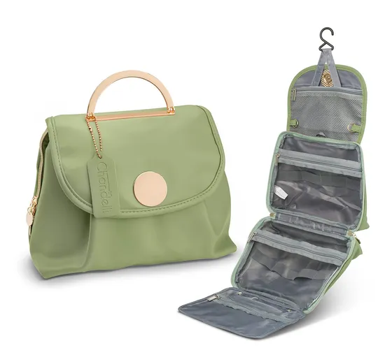 Toilet Bag with Dry and Wet Separation Large Capacity Makeup Portable Waterproof Hand Bag