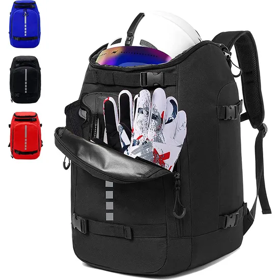 New Ski Helmet Bag Multi Functional Waterproof Dry Wet Separation Large Capacity Backpack