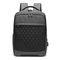 Mens Large Capacity Backpack Fashion Diamond Grid Business 15.6-Inch Computer Backpack