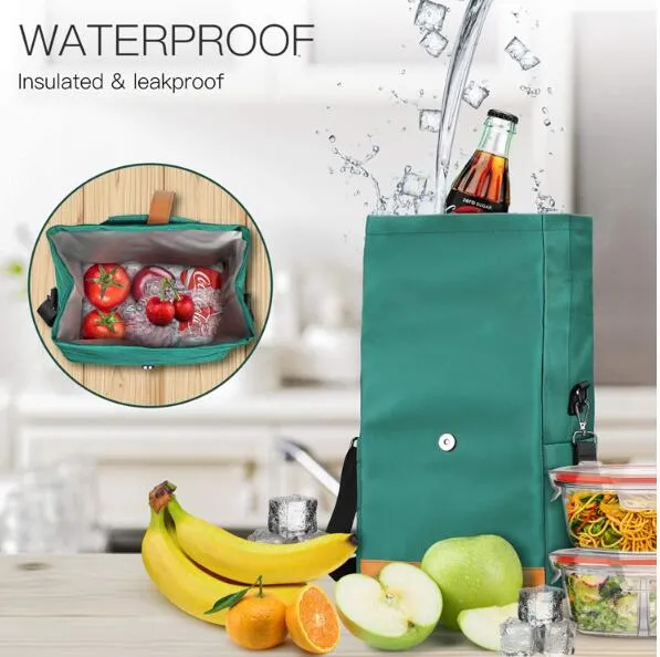 Factory Wholesale Food Preservation Lunch Cooler Bag New Women&prime;s Men&prime;s Children&prime;s Picnic Travel Storage Insulation Lunch Bag