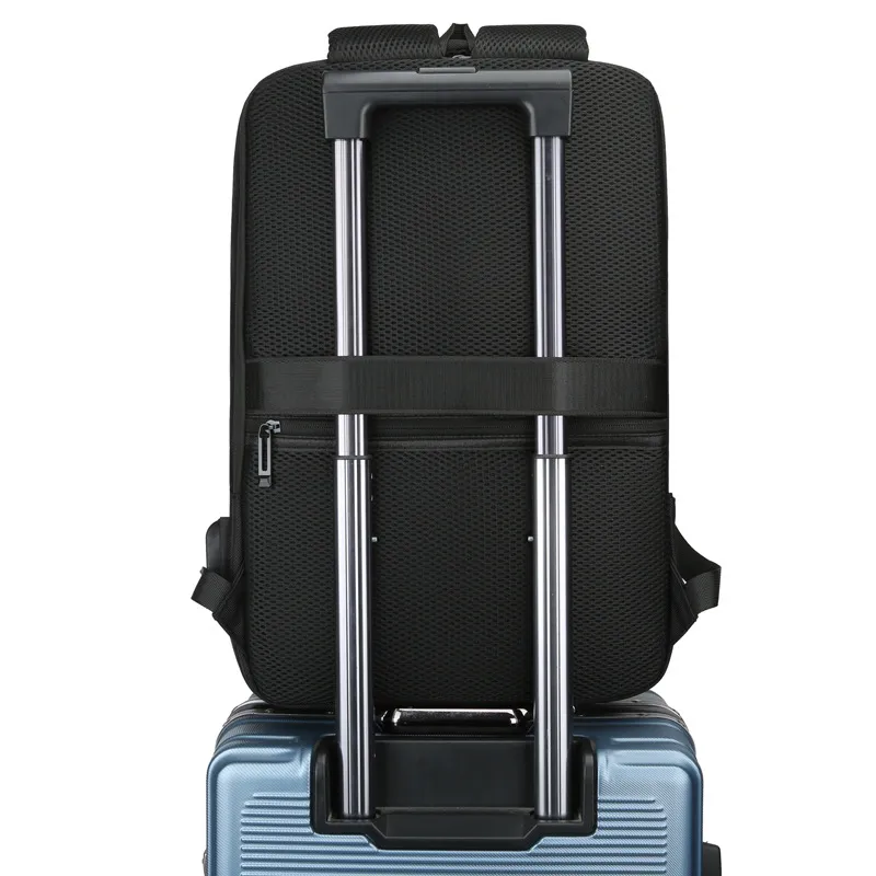 Factory Customized Multifunctional Business Backpack with USB Charging Port 15.6-Inch Leisure Computer Backpack
