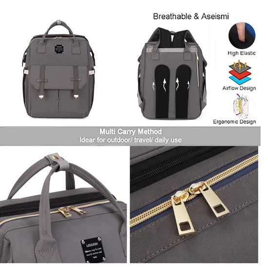 Mommy Bag New Folding Bed Multi Functional Double Shoulder Mom Backpack