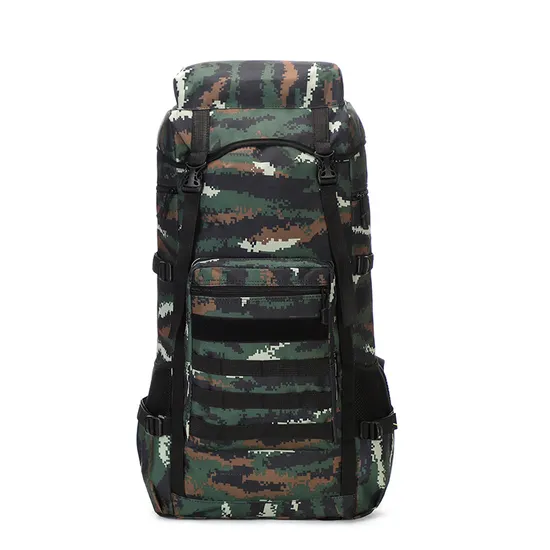 New 70 Liter Camouflage Mountaineering Bag Large Capacity Oxford Cloth Luggage Backpack