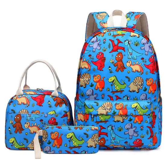 Children′s Backpack Three Piece Set for Elementary School Students Cute Lightweight Backpack