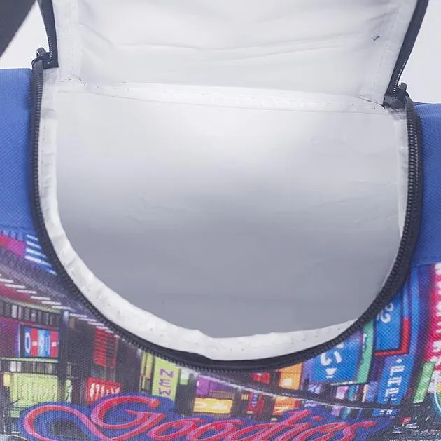 New Full Color Printing Thermal Insulation Cooler Bag Kids Lunch Box Bag Lunch Cooler Bag