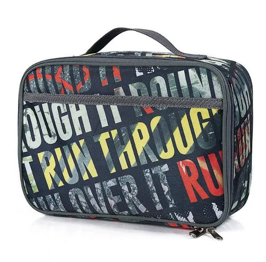 Insulated Tote Aluminum Foil Picnic School Kid Lunch Cooler Bag