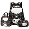 2024 New 3D Kuromi Student School Bag Backpack Lunch Bag Pen Bag Three Piece Set