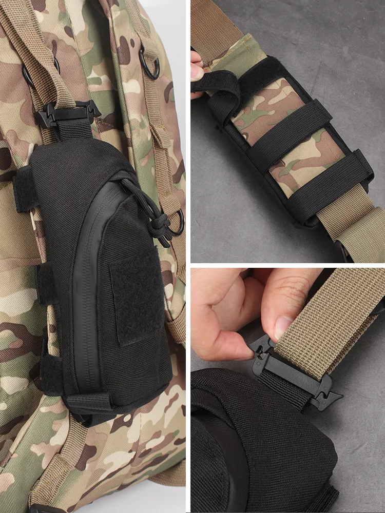 Outdoor Tactical Accessory Mountaineering Backpack Shoulder Strap Mobile Phone Bag
