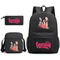Schoolbags Around Hell Inn Anime Three Piece Schoolbag for Students Cartoon Printing Trend Backpack