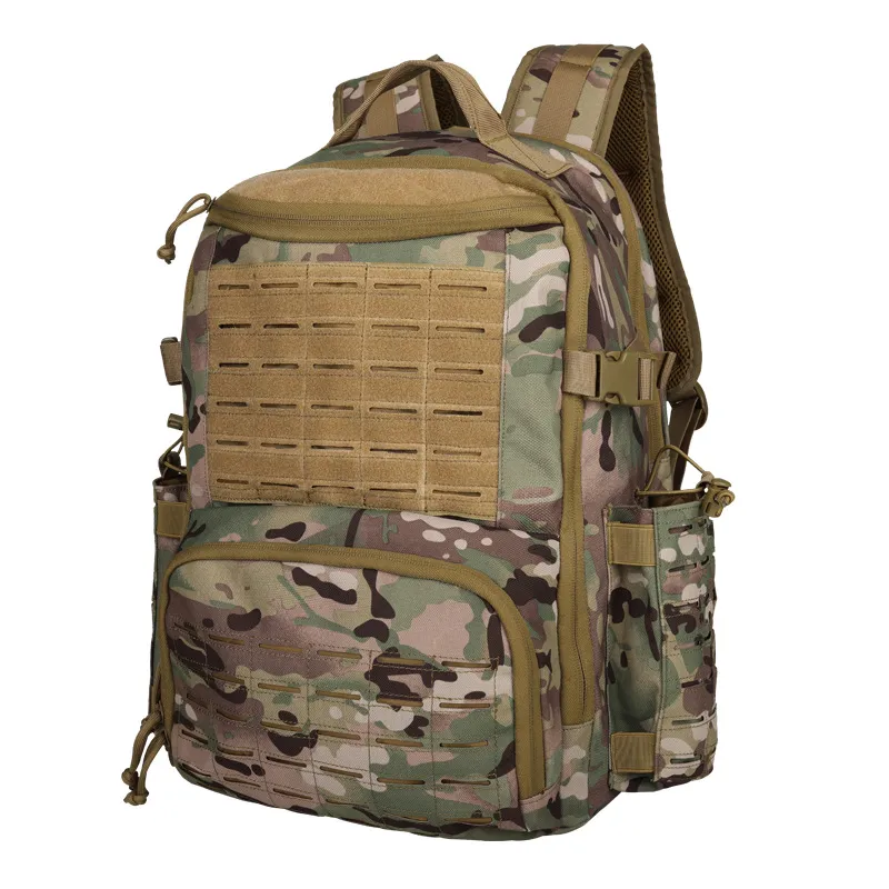 Tactical Backpack Molle Outdoor Multi Functional Tactical Breathable Combat Camo Backpack
