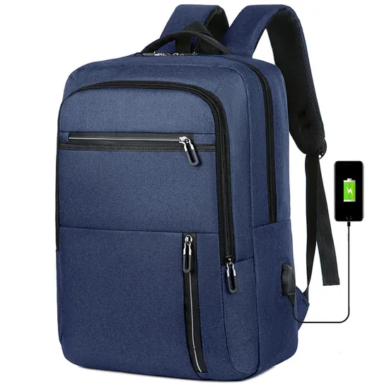Mens Business 15.6-Inch Computer Backpack with Water Splashing Prevention Large Capacity Student Backpack