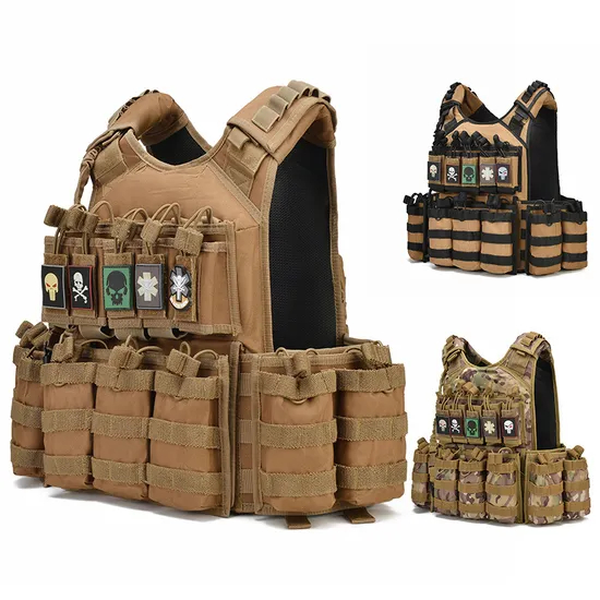 Molle Tactical Vest Multi Functional Lightweight Vest Set for Training Clothing Security Protection Vest
