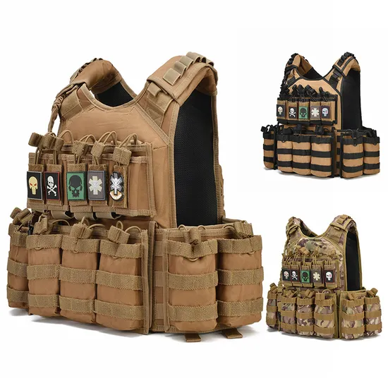 Molle Tactical Vest Multi Functional Lightweight Vest Set for Training Clothing Security Protection Vest