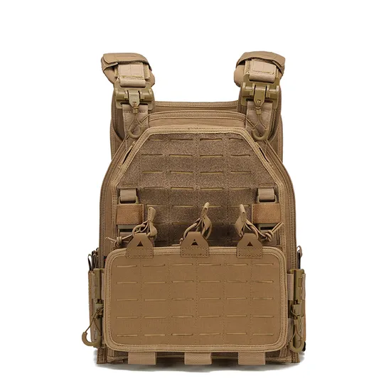 Molle Tactical Vest with Breathable Adjustable Quick Detachable Tactical Vest Bulletproof Suit