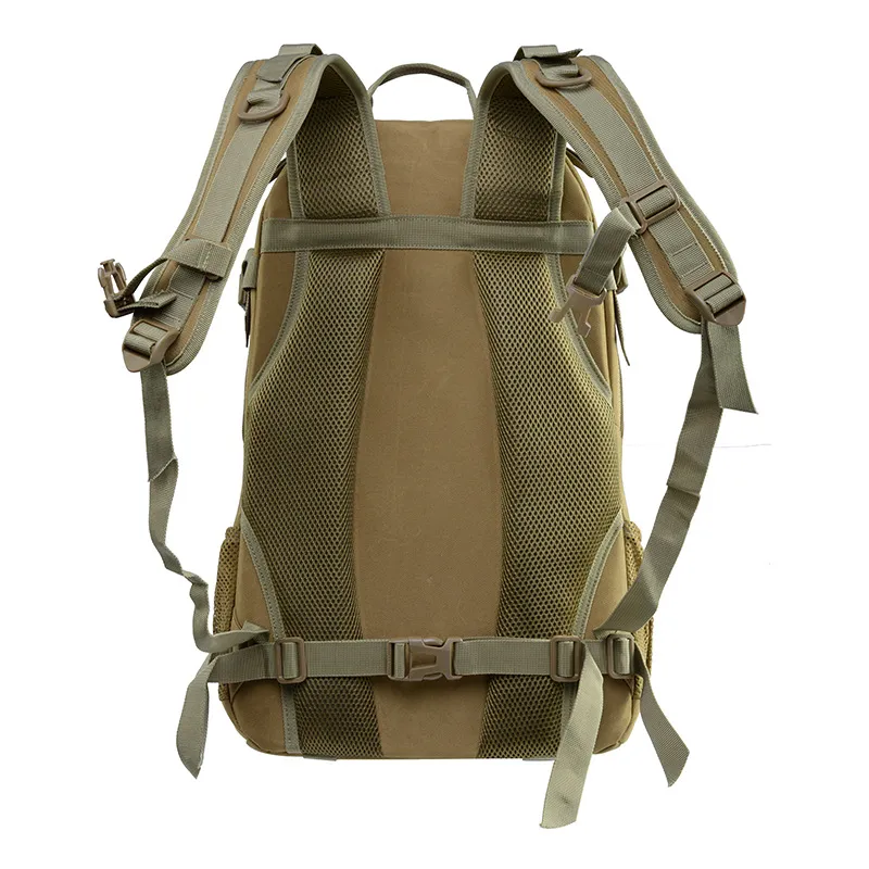 Factory Wholesale Leisure Travel Backpacks for Men&prime;s Large Capacity Camouflage Tactical Hiking and Mountaineering Outdoor Backpacks