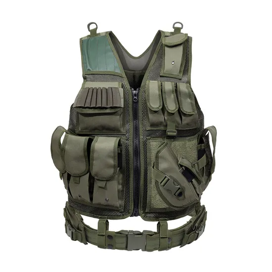 Factory Customized Vest Equipment Tactical Vest Mesh Amphibious Wilderness Exploration Multifunctional Vest