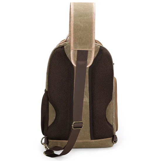 Outdoor Photography Canvas Wear-Resistant Leisure Camera Bag Single Shoulder Chest Bag