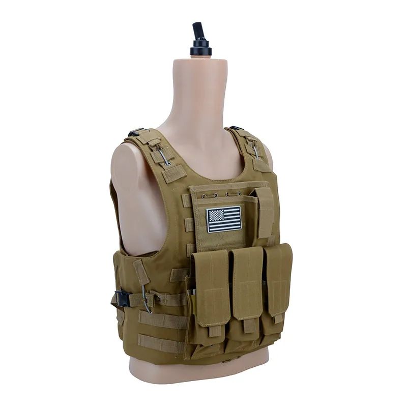 Jungle Field Equipment Training Safety Vest Multi Functional Camo Outdoor Quick Dismantling Tactical Vest