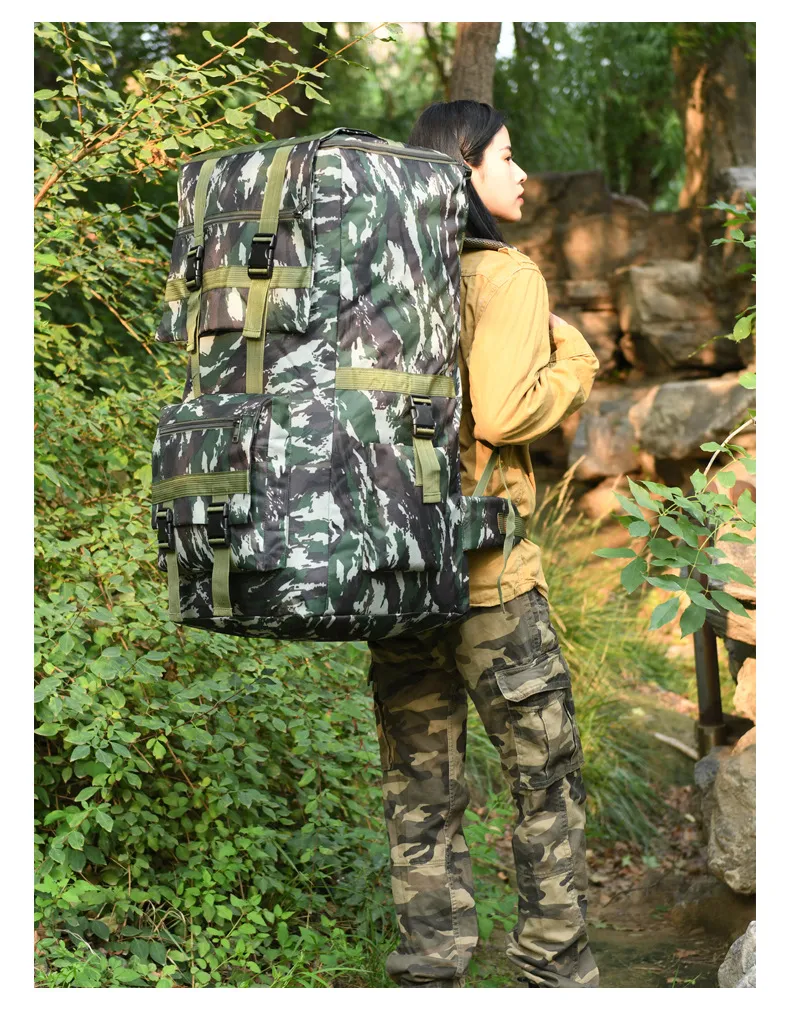 Outdoor Camping Camo Backpack Multi Functional Sketching Outdoor Storage Backpack