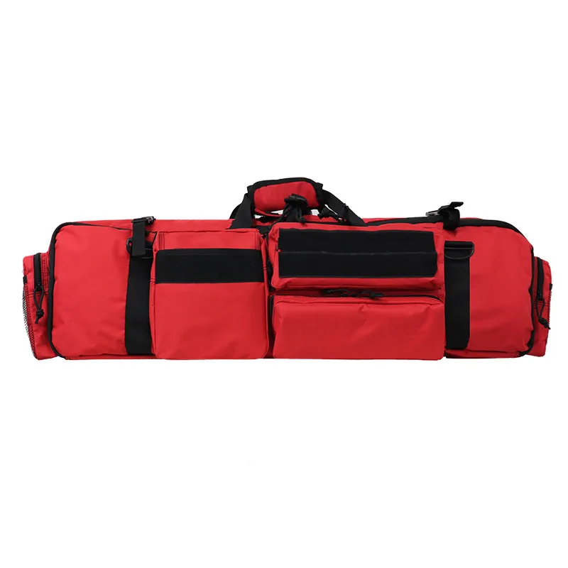 New Tactical M249 Heavy Gun Bag Outdoor Camo Loading Gun Bag Large Double Layered Single Shoulder Crossbody Fishing Bag