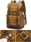 Retro Oil Wax Canvas Backpack Outdoor Waterproof Large Capacity Mountaineering Travel Multi Functional Backpack