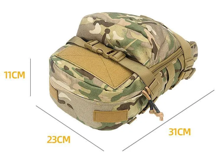 Tactical Water Bag Water Replenishing Backpack Lightweight Molle Bag