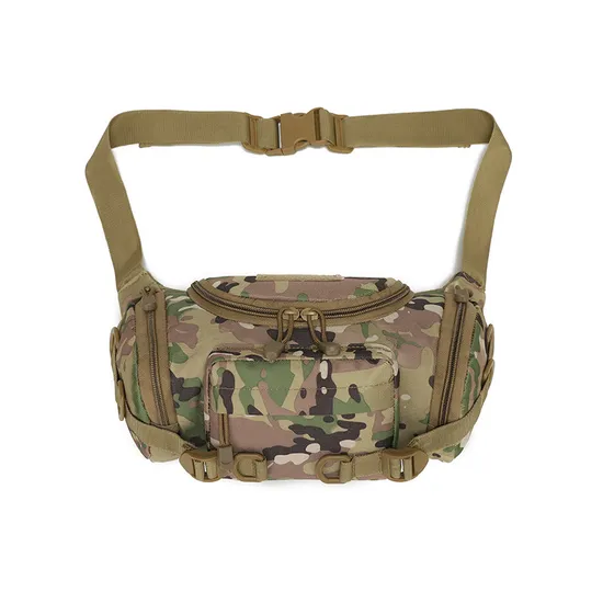 New Waist Pack Outdoor Training Camouflage Tactical Small Anti Splash Mountaineering Bag