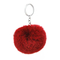 Wholesale Cute Fluffy Keychain Pompom Rabbit Fur Ball Key Chain Car Keyring Women Key Holder Bag Pendant Charm
