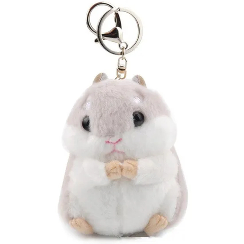 Custom Small Pop Kawaii Hamster Plush Keychain Key Chain