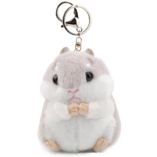 Custom Small Pop Kawaii Hamster Plush Keychain Key Chain