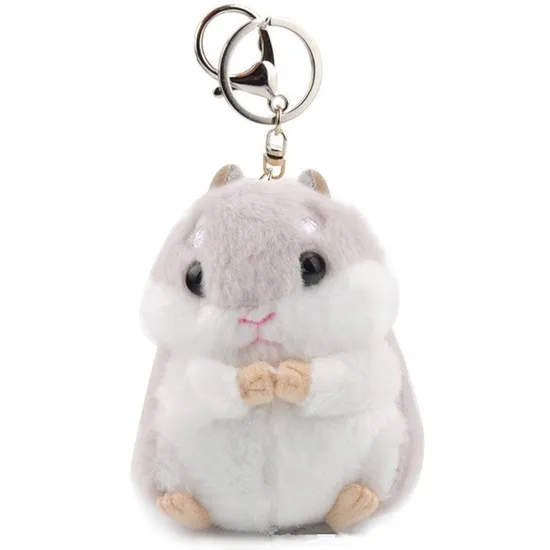 Custom Small Pop Kawaii Hamster Plush Keychain Key Chain