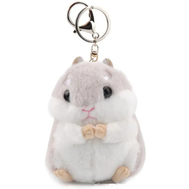 Custom Small Pop Kawaii Hamster Plush Keychain Key Chain