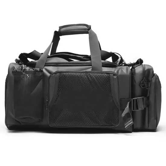 Custom Logo Waterproof Large Capacity Travel Bag Duffle Bag with Shoe Compartment
