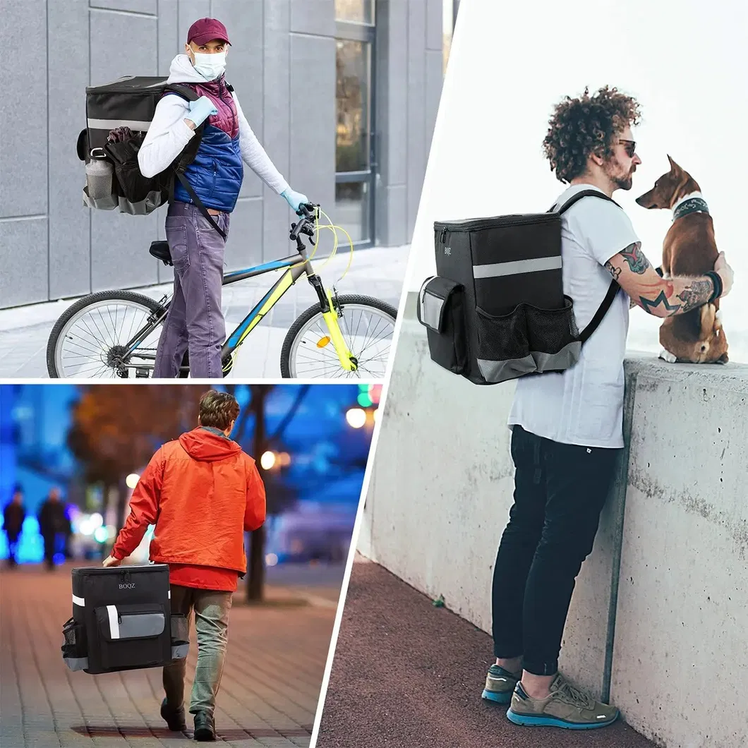 Custom Thermal Food Delivery Backpack Insulated Waterproof Cooler Bag