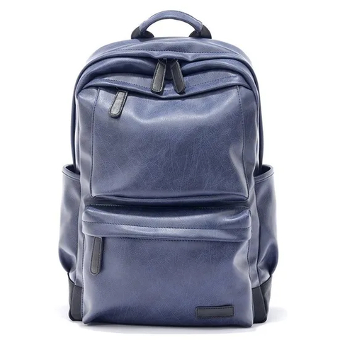 Fashion Bag Big-Capacity Travel Business PU Laptop Man Backpack Bag