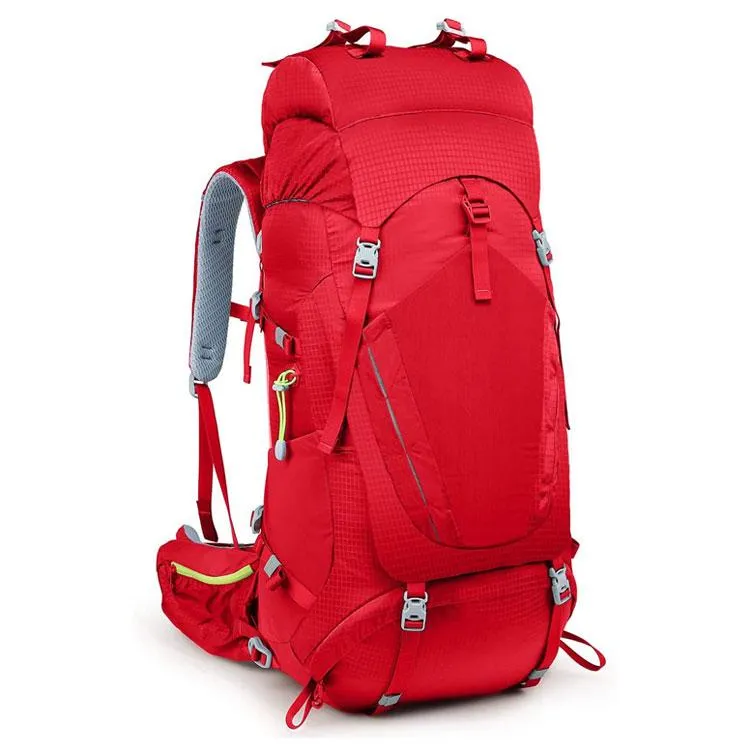 Factory Custom Multifunctional Sport Backpack 60L Outdoor Travel Climbing Hiking Backpack