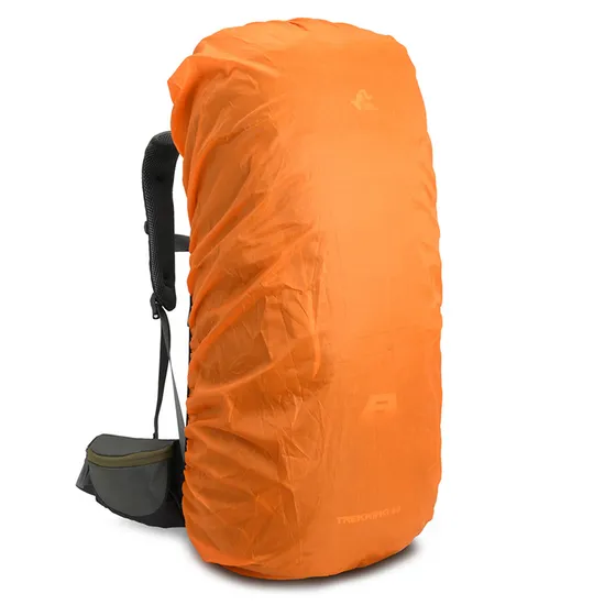 Factory Custom New 60L Hiking Bag Waterproof Backpack with Rain Cover Reflective