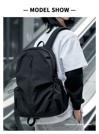 Custom Logo Casual Anti-Theft Waterproof Backpack PVC Lined Mochila Escolar for School Laptop Business Bags
