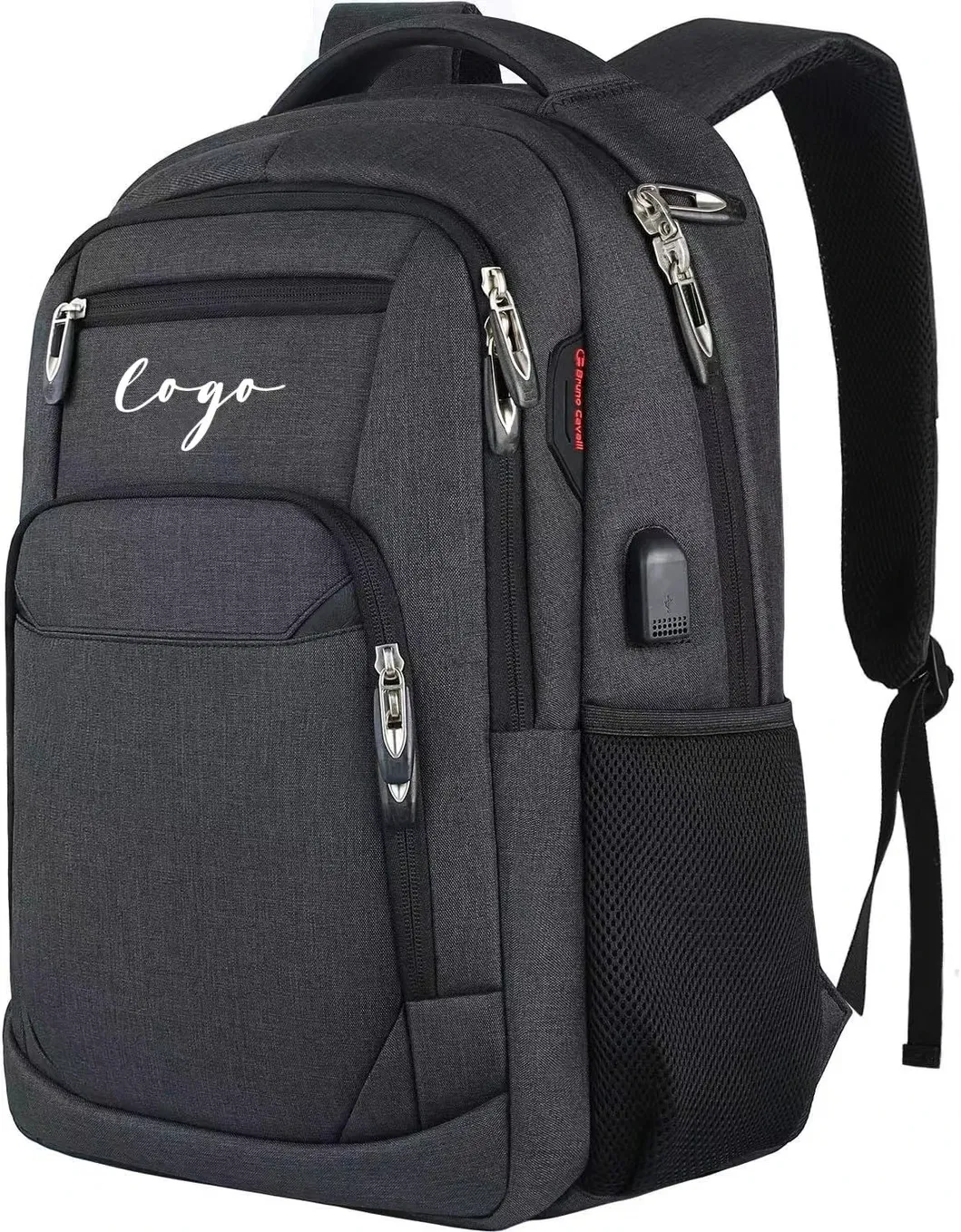 Factory Unisex Multifunction USB Backpack Bags Hiking Travel Notebook School Bag Anti Theft Nylon Laptop Bags