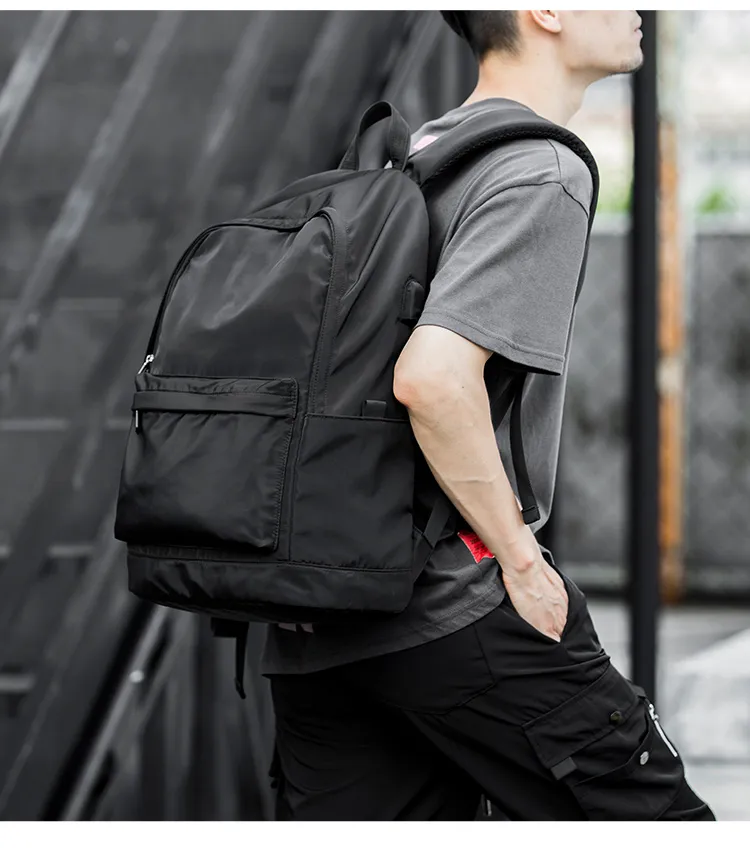 Wholesale Custom Waterproof Backpack School Bags with USB Charging Port